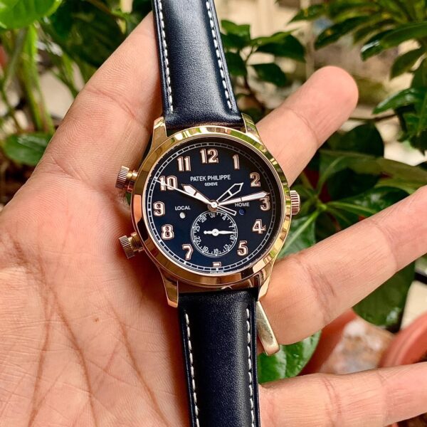 Patek Philippe Calatrava Pilot Travel Time Local Home GMT Edition Swiss Automatic Watch (3) - Image 2