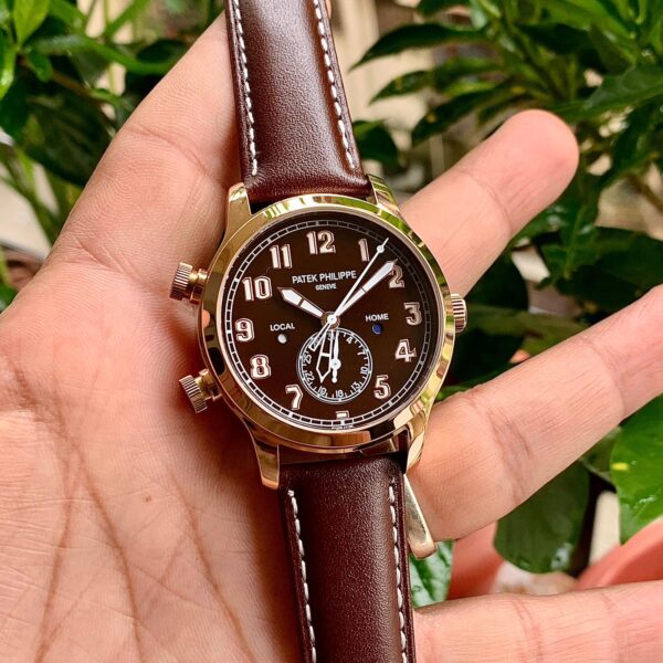 Patek Philippe Calatrava Pilot Travel Time Local Home GMT Edition Swiss Automatic Watch (4) - Image 2