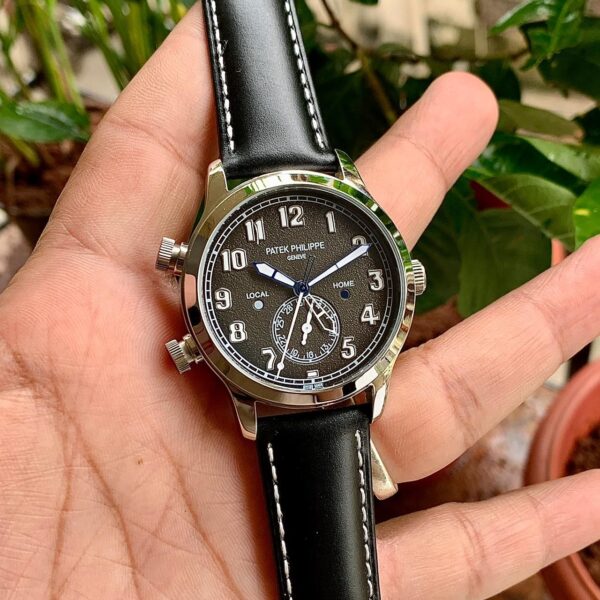 Patek Philippe Calatrava Pilot Travel Time Local Home GMT Edition Swiss Automatic Watch (5) - Image 2