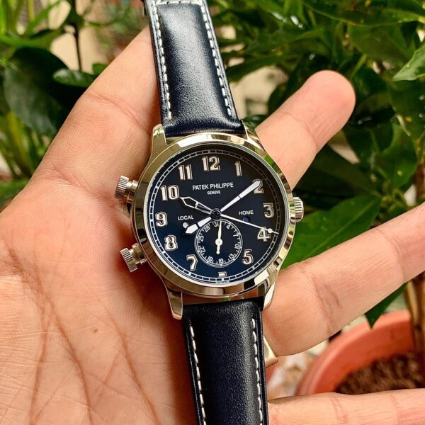 Patek Philippe Calatrava Pilot Travel Time Local Home GMT Edition Swiss Automatic Watch (6) - Image 2