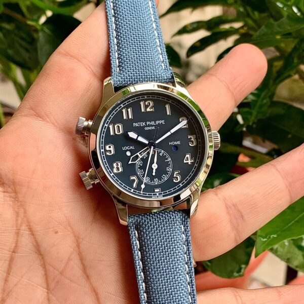Patek Philippe Calatrava Pilot Travel Time Local Home GMT Edition Swiss Automatic Watch (7) - Image 2